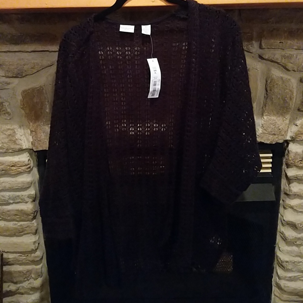 NWT Super-soft Crochet Shawl/Sweater